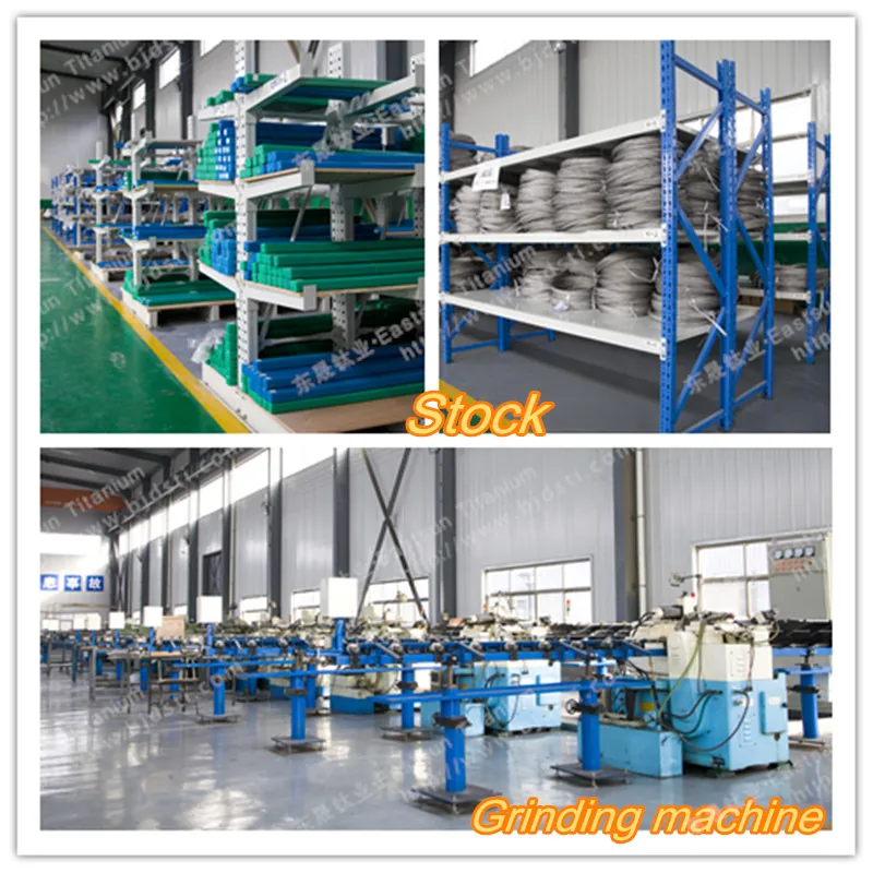 EST Metal stock and grinding area